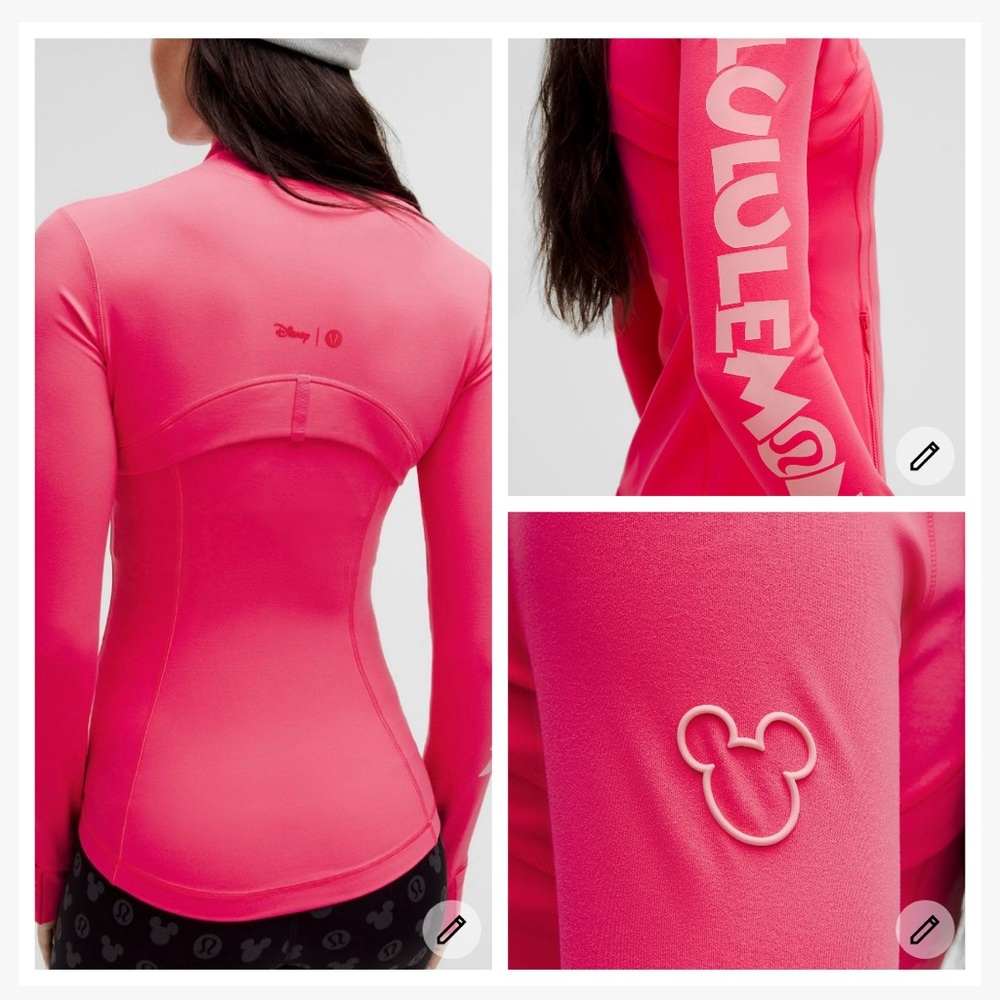 Lululemon x Disney Define Jacket Lip Gloss Size 6 NWT